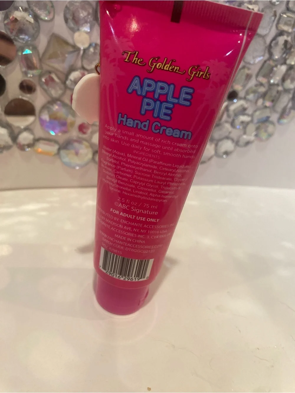 The Golden Girls Apple Pie Hand Cream w/ Blanche Charm | 2.5 oz